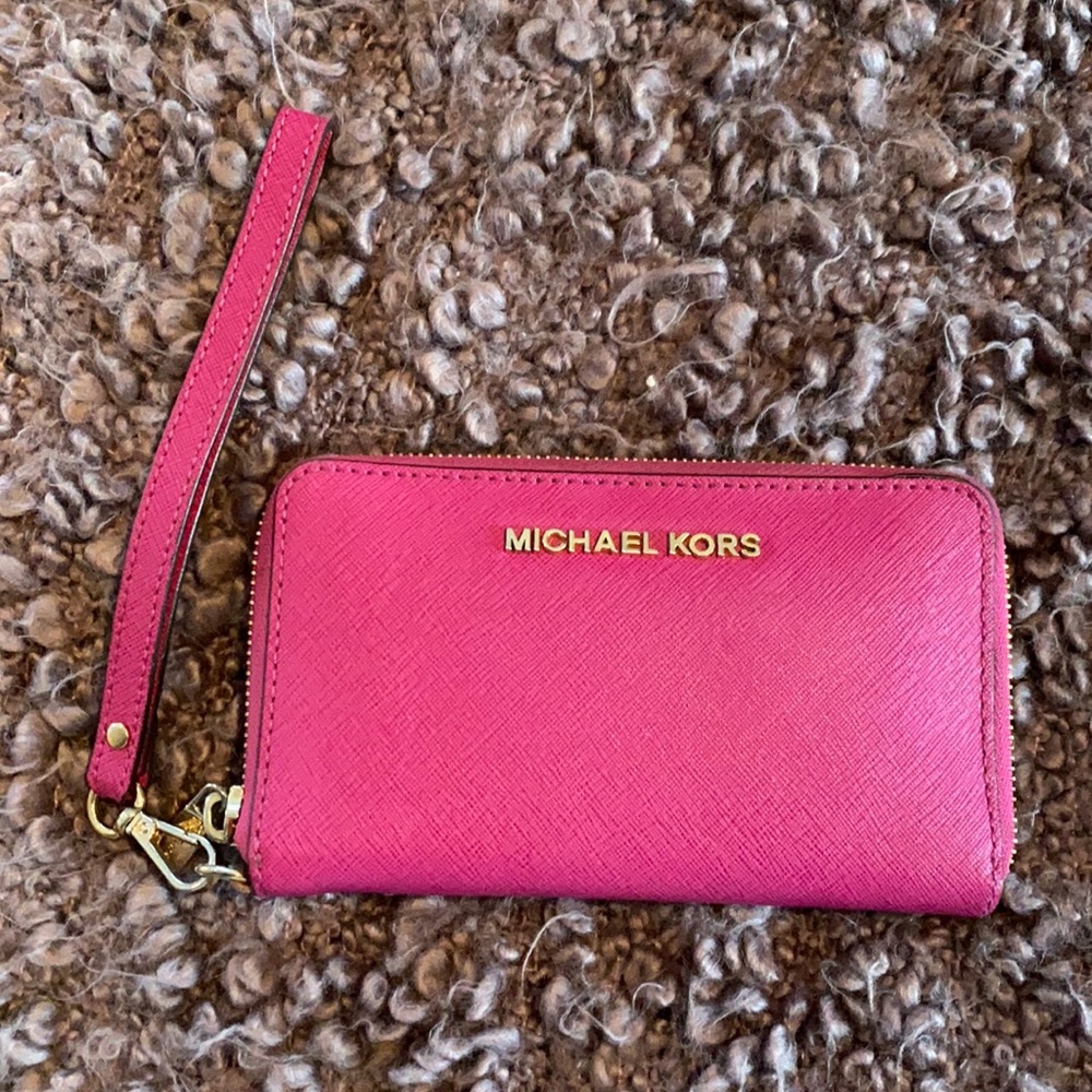 Pink Michael Kors wallet
